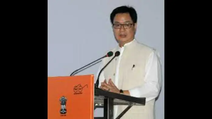 Union Law Minister states that new law on mediation will be introduced by the Center Union Law Minister states that new law on mediation will be introduced by the Center